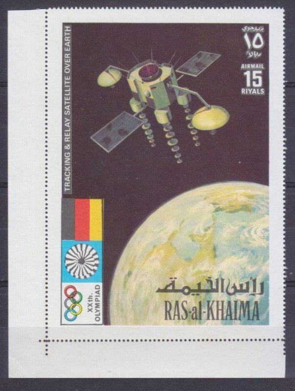 1972 Ras Al Khaimah 778 1972 Olympic Games in Munich/Satellite - INTELSAT IV