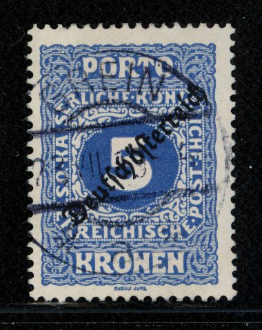 Austria 1919  Scott #J73 used