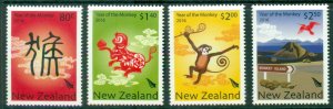 New Zealand 2016 Chinese New Year - Year of the Monkey MUH