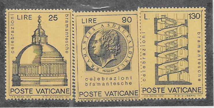 Vatican City #515-517  Bramante  (MNH) CV$0.75