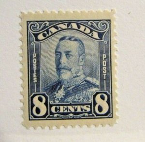 CANADA Sc# 154 * MH 8¢ Scroll issue postage stamp F/VF - cv $20. 