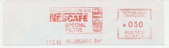 Meter cut France 1968 Coffee - Nescafe