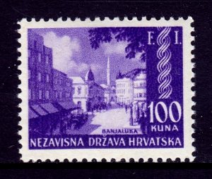 Croatia - Scott #52 - MNH - Gum bump LR - SCV $4.25