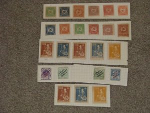 GEORGIA, IMPERFS, OVERPRINTS, ETC, MINT HINGED
