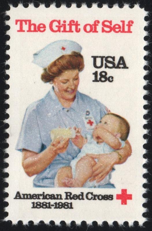 SC#1910 18¢ Red Cross Centennial Single (1981) MNH