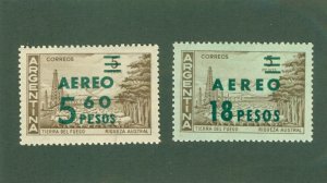 ARGENTINA C82-83 MNH BIN $1.30