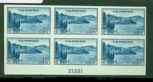 US # 761, Farley Issue, Plate Block # 21321