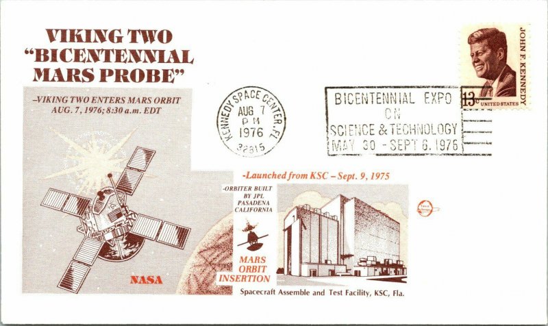 1976 Viking 2 Bicentennial Mars Probe - Kennedy Space Center - F14539 