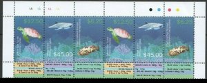 2015 Samoa 1230-1232stripx2 Marine fauna - Turtles 62,00 €