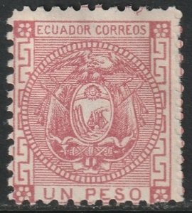 Ecuador 1872 Sc 11 MH*