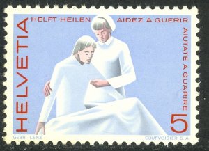 SWITZERLAND 19655c Nurse and Patient Issue Sc 462 MNH