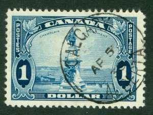 SG 351 Canada 1935. $1 bright blue. Very fine used CDS example CAT £15