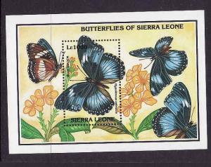 Sierra Leone-Sc.1640-unused NH sheet-Insects-Butterflies-1993-