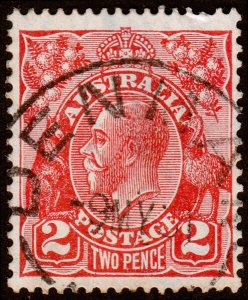 Australia Scott 71, Die II, Red (1930) Used F M