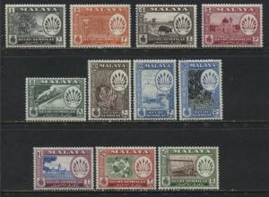 Negri Sembilan 1957 complete set mint o.g.