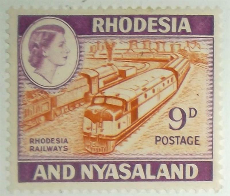 Rhodesia & Nyasaland, Postage Stamp #164A Free US Shipping MH