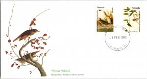 Grenada, Worldwide First Day Cover, Birds