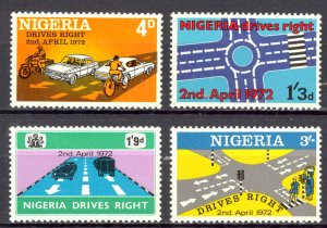 Nigeria Sc# 280-283 MNH 1972 Traffic