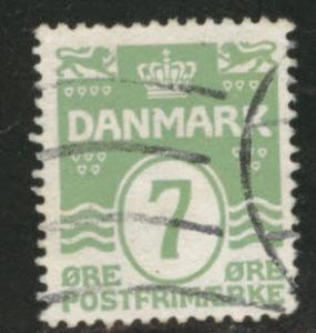 DENMARK  Scott 91 used 1930 stamp CV$5.75