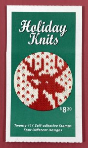 BK305 HOLIDAY KNITS Booklet  of 20 US 41¢ Stamps MNH 2007