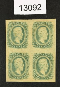 MOMEN: US STAMPS  CSA # 11c MINT OG NH BLOCK XF+ $250++ LOT #13092