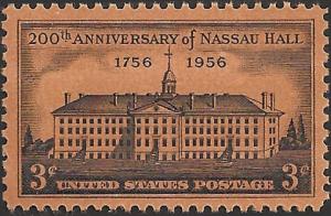 # 1083 MINT NEVER HINGED NASSAU HALL