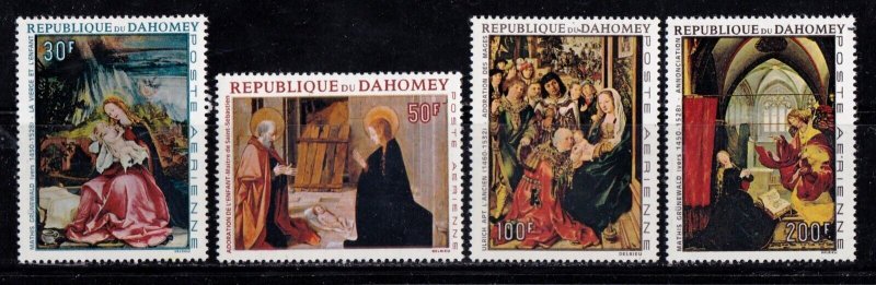 Dahomey stamps #C63 - 66, MNH, complete set, CV $8.65