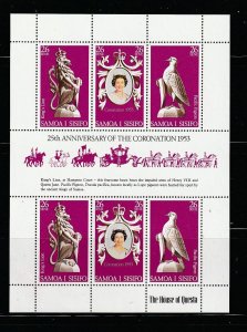 Samoa 472 Set MNH Queen Elizabeth Coronation Anniversary