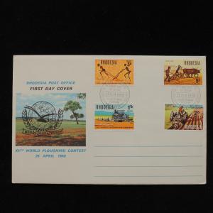 ZS-AC836 RHODESIA - Fdc, 1968 15Th World Ploughing Contest Cover