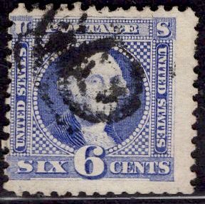 US Stamp Scott #115 Used SCV $200. Crisp paper.