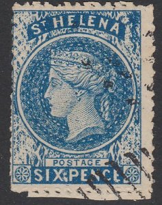 ST HELENA  An old forgery of a classic stamp................................D349