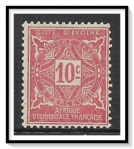 Ivory Coast #J10 Postage Due NG