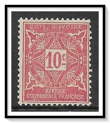 Ivory Coast #J10 Postage Due NG