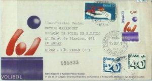 67869 - BRAZIL - POSTAL HISTORY - FDC  COVER:  VOLLEYBALL 1973