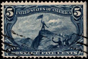 United States #288, Incomplete Set, 1898, Used, Straight Edge