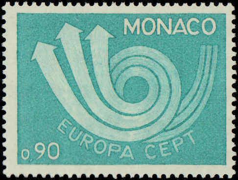 1973 Monaco #866-867, Complete Set(2), Never Hinged