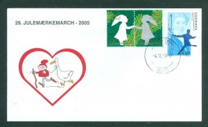 Denmark Cover. 2005. Hjørring.“Christm. Seal Walk# 29. Sc# 1327. H.C. Andersen