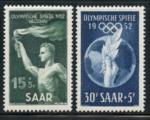 Saar # B89-90, Mint Never Hinge. CV $ 12.00