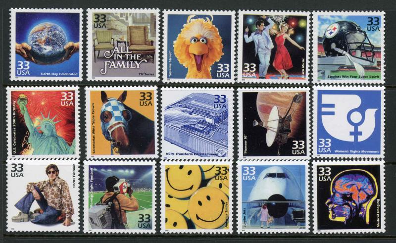 USA 3189 a-o Mint (NH) Complete Set