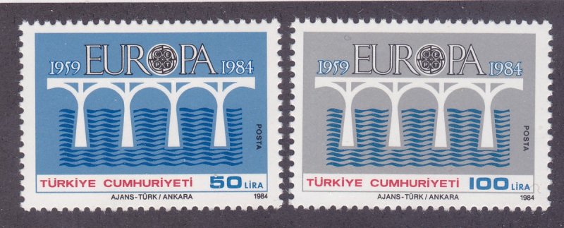 Turkey 2275-76 MNH 1984 EUROPA Set Very Fine