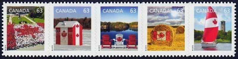 Canada 2013 - CANADIAN PRIDE - MNH Die Cut strip  # 2616i