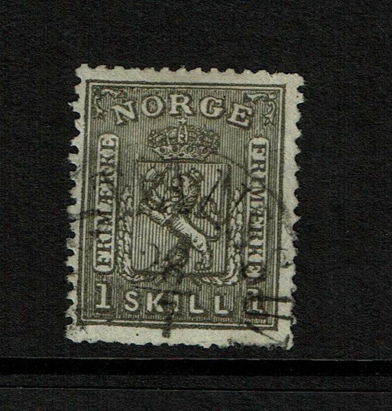 Norway SC# 11, Used, minor bending - S9193