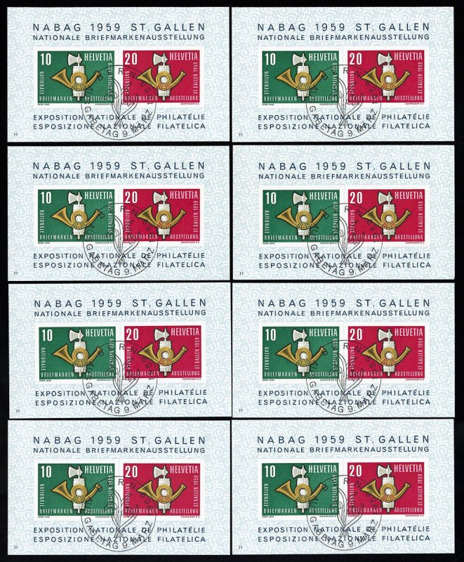 Switzerland Stamps # 317A Used Lot Of 10 Scott Value $135.00