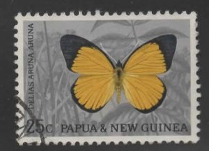 Papua New Guinea Scott 217 Used butterfly stamp