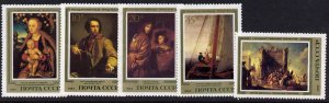 USSR (Russia) 5199-203 MNH Art, Hermitage Paintings