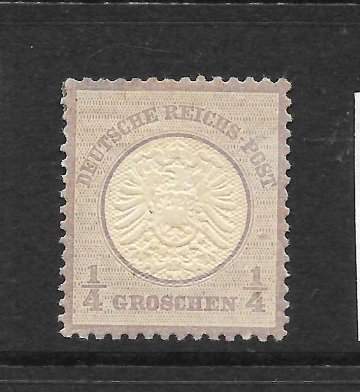 GERMANY  1872-74  1/4g  LARGE  SHIELD   MLH   SG 16   Mi 16  