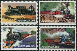 Australia 1979 SG715 Steam Railways set MNH