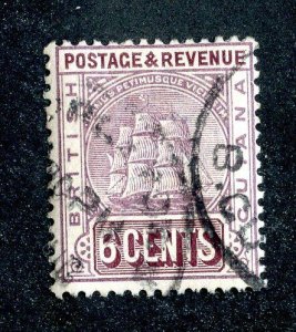 1889 British Guiana Sc # 137 used cv. $25 ( 9378 BCXX )