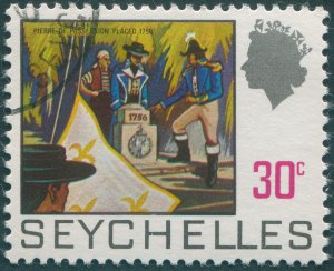 Seychelles 1969 30c Laying Stone of Possession SG267 used