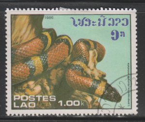 Laos 724 Snakes 1986